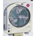 12" Oscillating Rechargeable Fan W/Lights & Remote